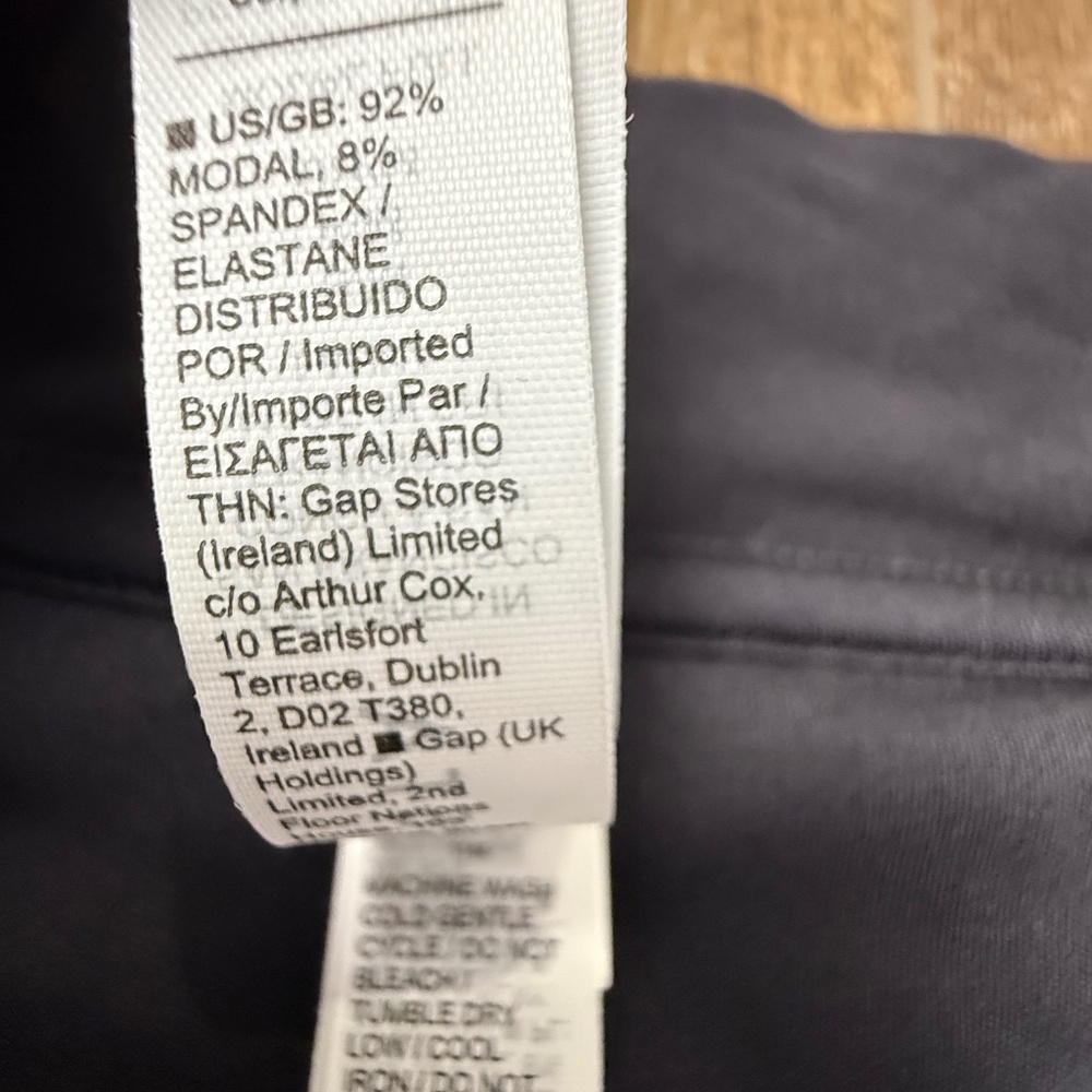 Athleta Modal Full Length Robe Black S/M Open Front Soft Pockets Lightweight - Picture 7 of 9